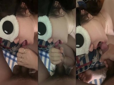 Em nữ sinh đang bú sướng thì anh xuất đầy miệng